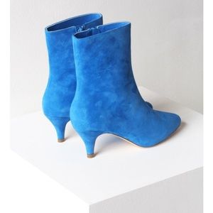 charlotte stone jules boot in electric blue suede